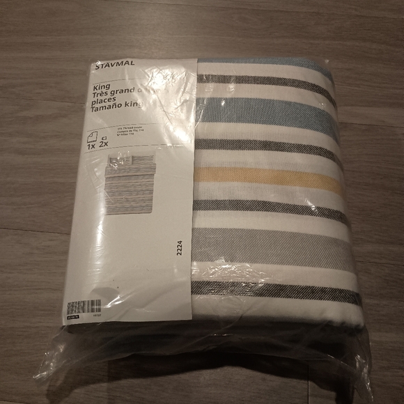 IKEA Other - Striped King Duvet Set NEW